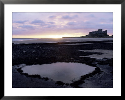 Bamburgh Castle At Sunrise, Bamburgh, Northumberland, England, United Kingdom by Lee Frost Pricing Limited Edition Print image