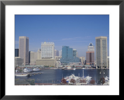 Bay And Skyline Of Baltimore, Md by Vic Bider Pricing Limited Edition Print image
