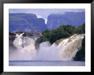 Canaima Lagoon And Falls, Canaima National Park, Venezuela, South America by Charles Bowman Pricing Limited Edition Print image