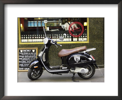Genovese Coffee And Vespa, Melbourne, Victoria, Australia by David Wall Pricing Limited Edition Print image