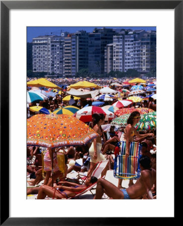 Meeting Someone On A Rio De Janeiro Beach Can Be Quite Difficult In Summer, Rio De Janeiro, Brazil by John Maier Jr. Pricing Limited Edition Print image