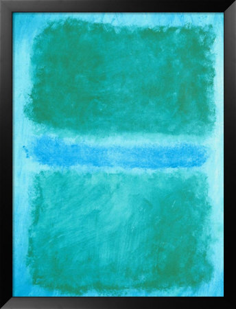 Untitled (Green Divided By Blue), 1968 by Mark Rothko Pricing Limited Edition Print image