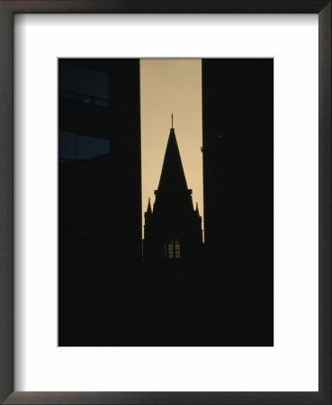 Church Between Two Skyscrapers, Near Great South Gate Or Namdaemun, Seoul, South Korea by Martin Moos Pricing Limited Edition Print image
