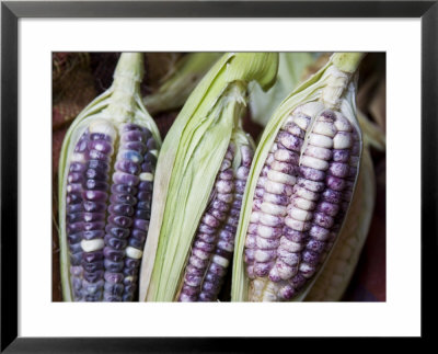 Purple Corn Displayed In Market, Cuzco, Peru by John & Lisa Merrill Pricing Limited Edition Print image