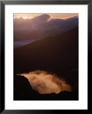 Sunrise Over Haleakala Crater, Haleakala National Park, Maui, Hawaii, Usa by Lawrence Worcester Pricing Limited Edition Print image