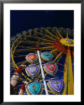 Ferris Wheel During Festival In Town Of Aschaffenburg, Bavaria, Germany by Johnson Dennis Pricing Limited Edition Print image