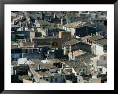 Rooftops Of Town, Arta, Balearic Islands, Spain by Jon Davison Pricing Limited Edition Print image