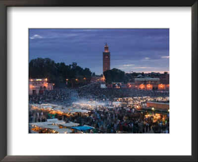 Koutoubia Mosque, Djemma El-Fna Square, Marrakech, Morocco by Walter Bibikow Pricing Limited Edition Print image