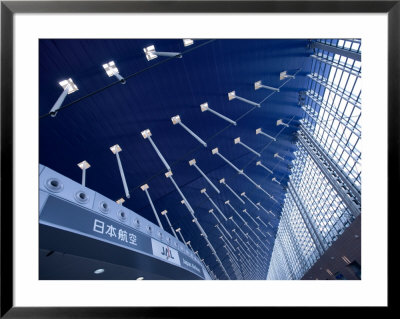 Sweeping Suspended Roof And Glass Windows, Pudong International Airport, Shanghai, China by Paul Souders Pricing Limited Edition Print image