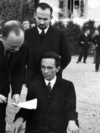 Hitler's Minister Of Culture Dr. Joseph Goebbels, Trip Abroad To Attend The League Of Nations by Alfred Eisenstaedt Pricing Limited Edition Print image