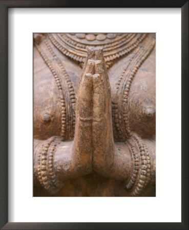 Hindu Sculpture, Bhubaneswar, Orissa, India by Keren Su Pricing Limited Edition Print image