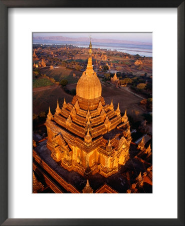 Spire Of Htilominlo Pahto, Bagan, Mandalay, Myanmar (Burma) by Tony Wheeler Pricing Limited Edition Print image