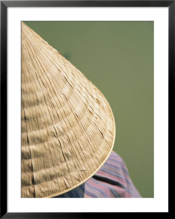 View Of Vietnamese Womans Hat; Hoi An Is A Picturesque Riverside Town 30 Km South Of Danang by Gina Martin Pricing Limited Edition Print image