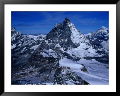 Swiss Alps Seen From Top Of Klein Matterhorn, Near Zermatt, Zermatt, Switzerland by Cheryl Conlon Pricing Limited Edition Print image