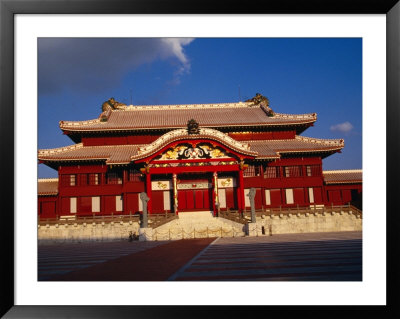 Replica Of Shuri Castle In Shuri, Japan by Martin Moos Pricing Limited Edition Print image