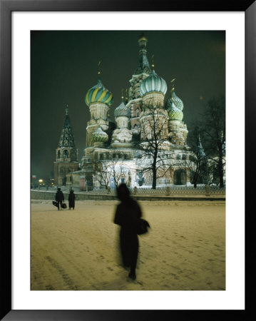An Evening View Of Saint Basils Cathedral In Red Square by Jodi Cobb Pricing Limited Edition Print image