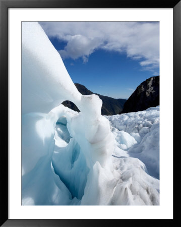Blue Ice Cave, Franz Josef Glacier, South Island, New Zealand by David Wall Pricing Limited Edition Print image
