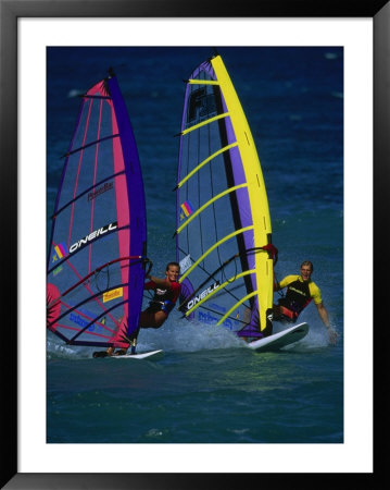 Couple Windsurfing by Douglas Hollenbeck Pricing Limited Edition Print image