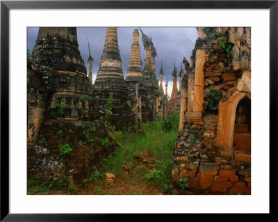 Kat Khu Pagodas, Shan State, Myanmar (Burma) by Jerry Alexander Pricing Limited Edition Print image