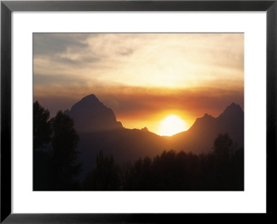Cathedral Group, Teton Range, Teton National Park, Wy by Wilson Goodrich Pricing Limited Edition Print image