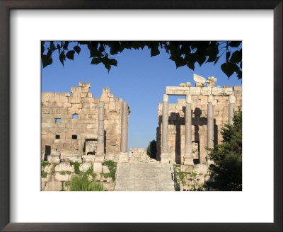 Forecourt And Propylaea, Roman Archaeological Site, Baalbek, The Bekaa Valley by Christian Kober Pricing Limited Edition Print image