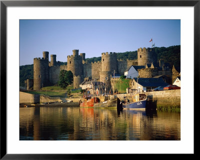 Conwy Castle And River Conwy, Wales by Steve Vidler Pricing Limited Edition Print image