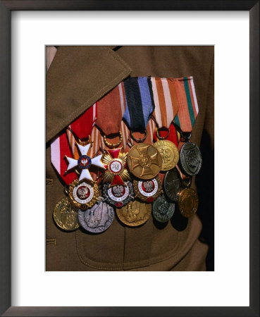 Medals On Breast Of War Veteran, Warsaw, Poland by Krzysztof Dydynski Pricing Limited Edition Print image