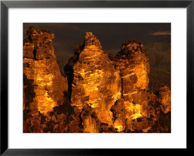 The Three Sisters Rock Formation, Blue Mountains National Park, New South Wales, Australia by Dallas Stribley Pricing Limited Edition Print image