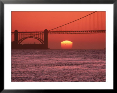 Golden Gate Bridge At Sunset by Mark Gibson Pricing Limited Edition Print image