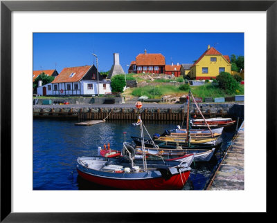 Small Village Harbour, Gudhjem, Bornholm, Denmark by Anders Blomqvist Pricing Limited Edition Print image