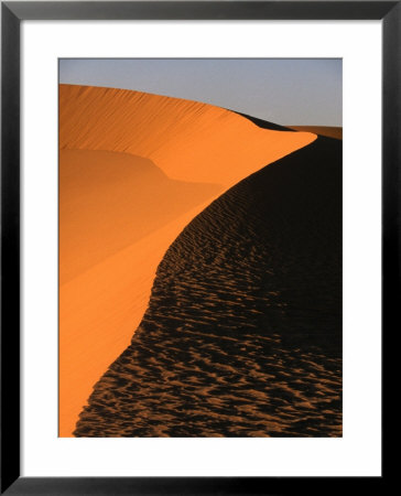 Sculptured Sand Dunes In The Grand Erg Oriental Sahara Desert, Ghadhames, Libya by Doug Mckinlay Pricing Limited Edition Print image