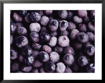 A Close View Of Frozen Blueberries by Brian Gordon Green Pricing Limited Edition Print image