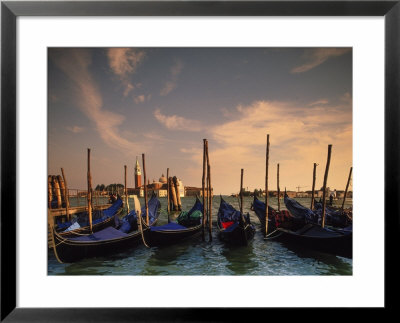 Gondolas, Venice, Italy by Angelo Cavalli Pricing Limited Edition Print image