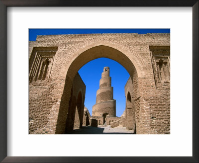 Spiral Minaret Of Abu Duluf Mosque Samarra, Salah Ad Din, Iraq by Jane Sweeney Pricing Limited Edition Print image