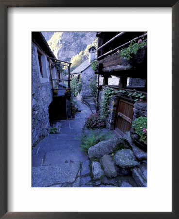 Village Of Foroglio, Val Bavona, Switzerland by Gavriel Jecan Pricing Limited Edition Print image