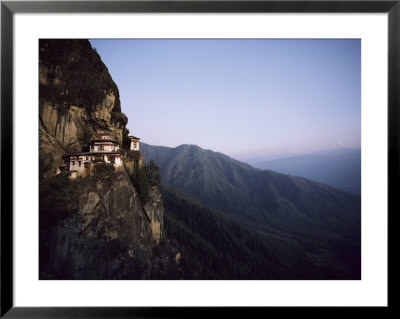 Tigers Den, A Buddhist Monastery, Clings To A Cliff In Bhutan by Paul Chesley Pricing Limited Edition Print image