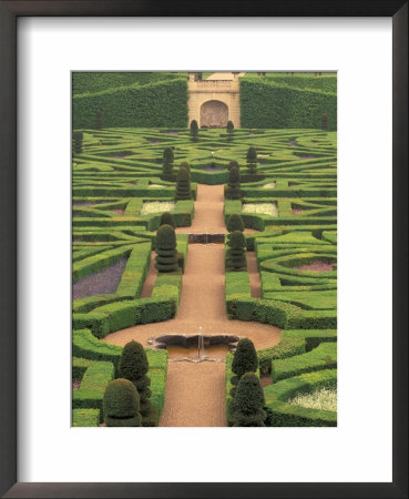 Jardins Et Chateau Villandry, Indre-Et-Loire, France by Walter Bibikow Pricing Limited Edition Print image
