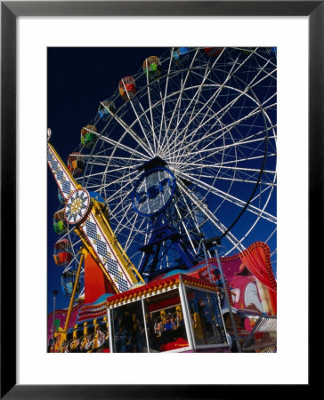 Ferris-Wheel At Annual Royal Melbourne Agricultural Show, Melbourne, Victoria, Australia by Dallas Stribley Pricing Limited Edition Print image