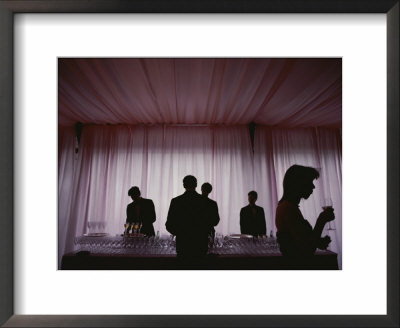Waiters Serve Drinks At A Wedding Reception In Bangkok by Jodi Cobb Pricing Limited Edition Print image