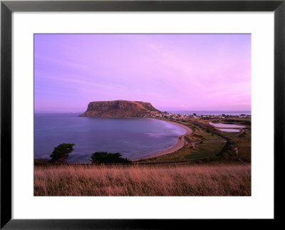 Circular Head And Town From Green Hills Road Stanley, Tasmania, Australia by Barnett Ross Pricing Limited Edition Print image