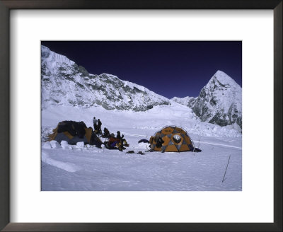 Camp One At Everest, Nepal by Michael Brown Pricing Limited Edition Print image