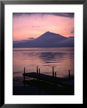 Mt. Eniwa And Lake Shikotsu-Ko At Sunset, Shikotsu-Toya National Park, Japan by Martin Moos Pricing Limited Edition Print image