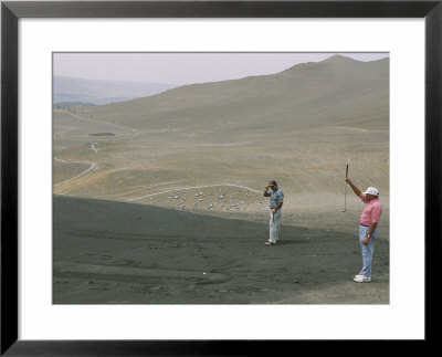 Die-Hard Players Putt On Grassless Greens That Are Slathered In Oil by Joel Sartore Pricing Limited Edition Print image