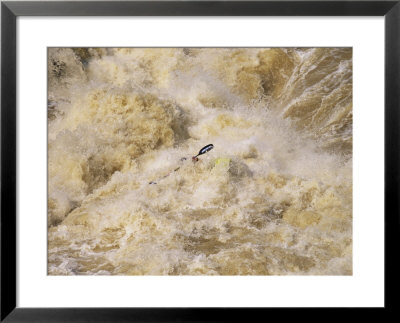 Kayaker Digs Himself Out Of A Big Hole In Potomac River Rapids by Skip Brown Pricing Limited Edition Print image