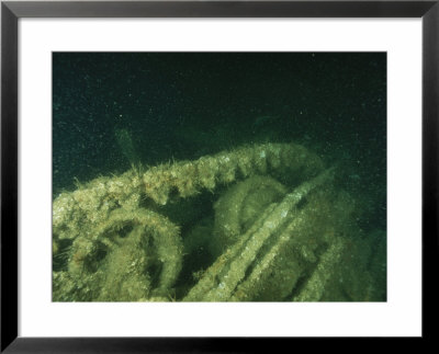 An Underwater View Of A Sherman Tank by Brian J. Skerry Pricing Limited Edition Print image