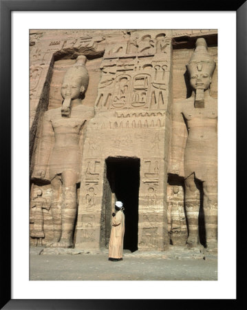 Temple Of Nefertari, Abu Simbel, Egypt by Michele Burgess Pricing Limited Edition Print image