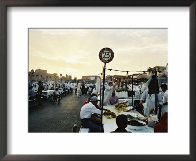 Outdoor Market At Dusk, Morocco by Dane Holweger Pricing Limited Edition Print image
