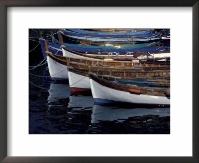 Boats In Harbor, Cinque Terre, Italy by Greg Gawlowski Pricing Limited Edition Print image