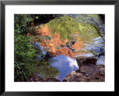 Red Rock, Havasupai Reservation, Havasu Canyon, Arizona, Usa by Jerry Ginsberg Pricing Limited Edition Print image