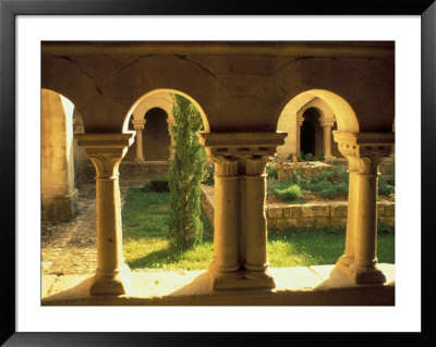 Cloisters, Ganagobie Abbey, France by Nik Wheeler Pricing Limited Edition Print image